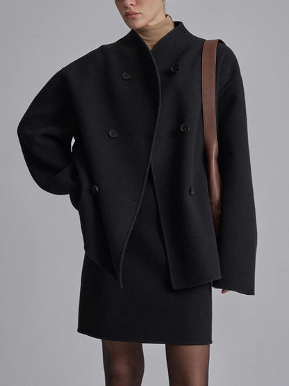 Image of Lori | Women's Double-Breasted Short Coat