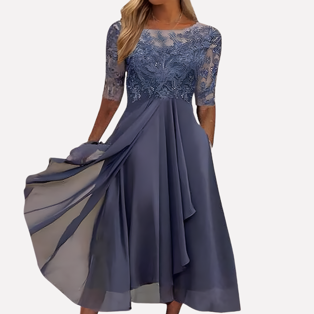 Lori Women's Lace Midi Dress
