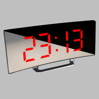 Curved Led Digital Alarm Clock - Vonnera