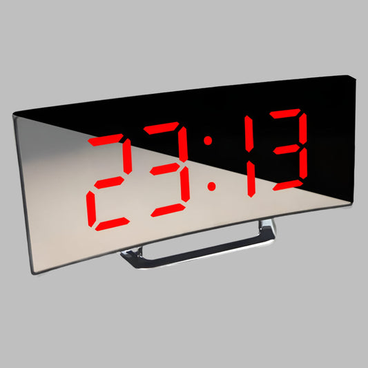 Curved Led Digital Alarm Clock - Vonnera