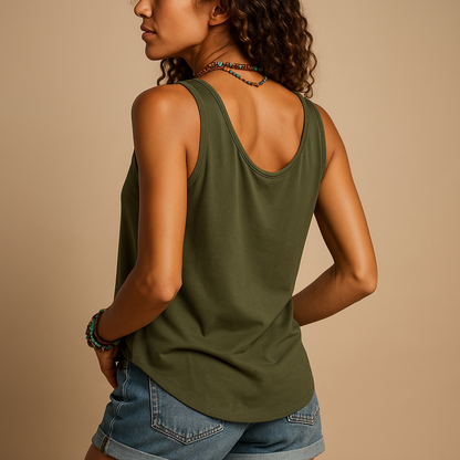 Women's Sleeveless Button Down Shirt Lightweight