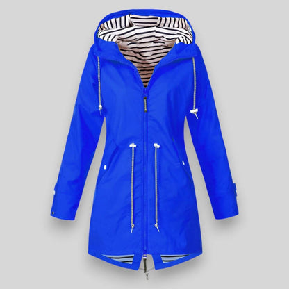 Women's Waterproof Rain Jacket Lightweight Breathable Hooded