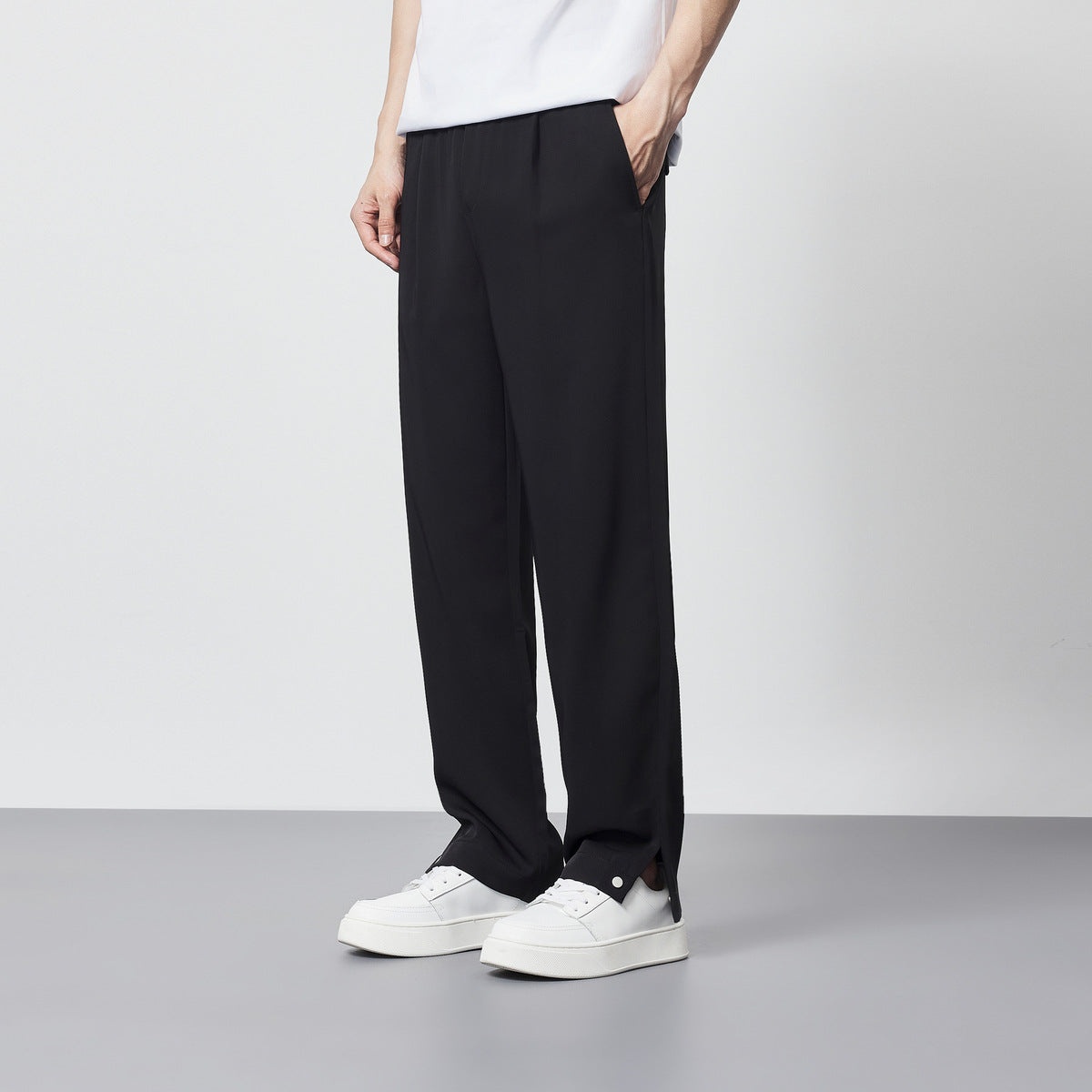 Image of Luther | Men's Pleated Drawstring Trousers