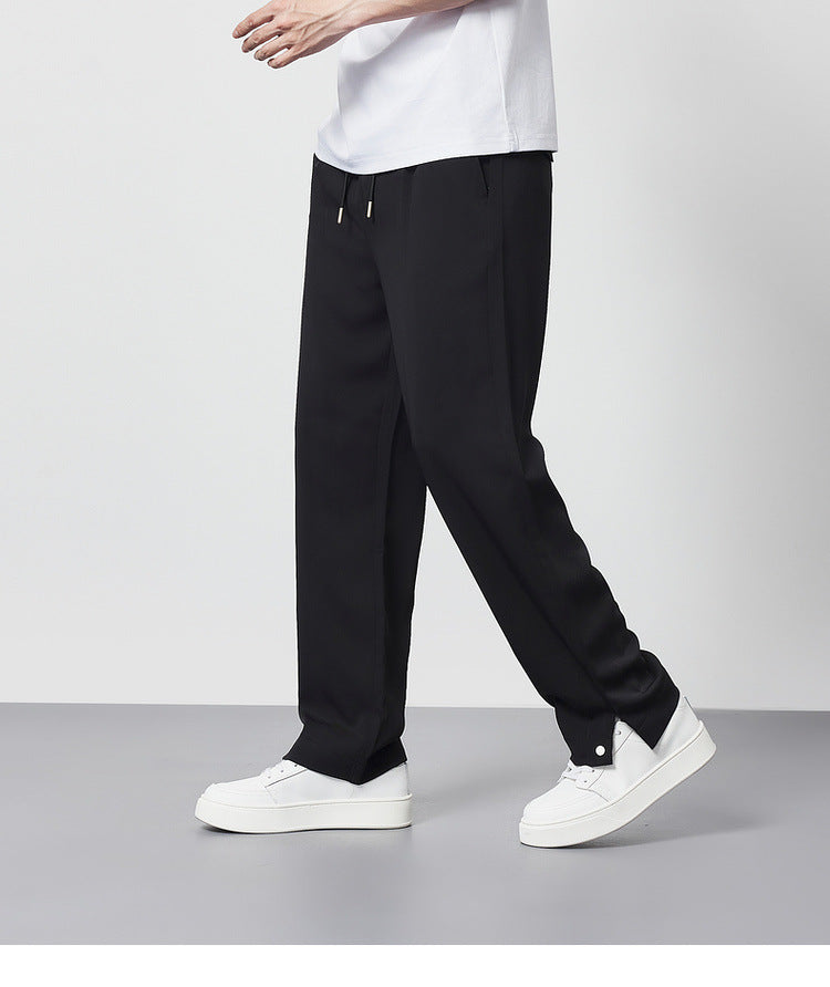 Image of Luther | Men's Pleated Drawstring Trousers