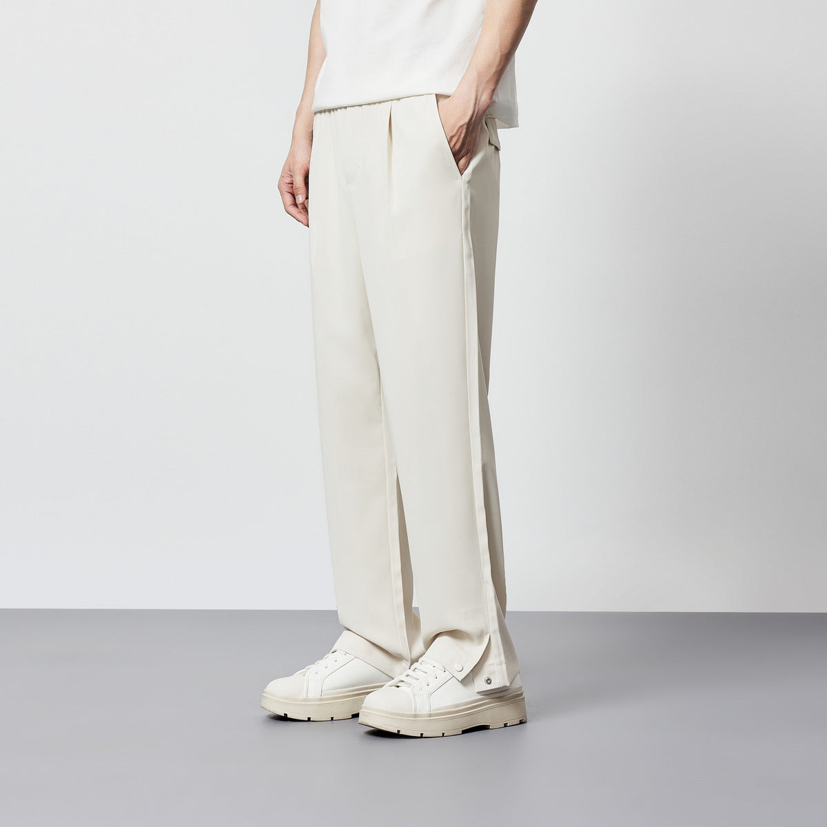 Image of Luther | Men's Pleated Drawstring Trousers