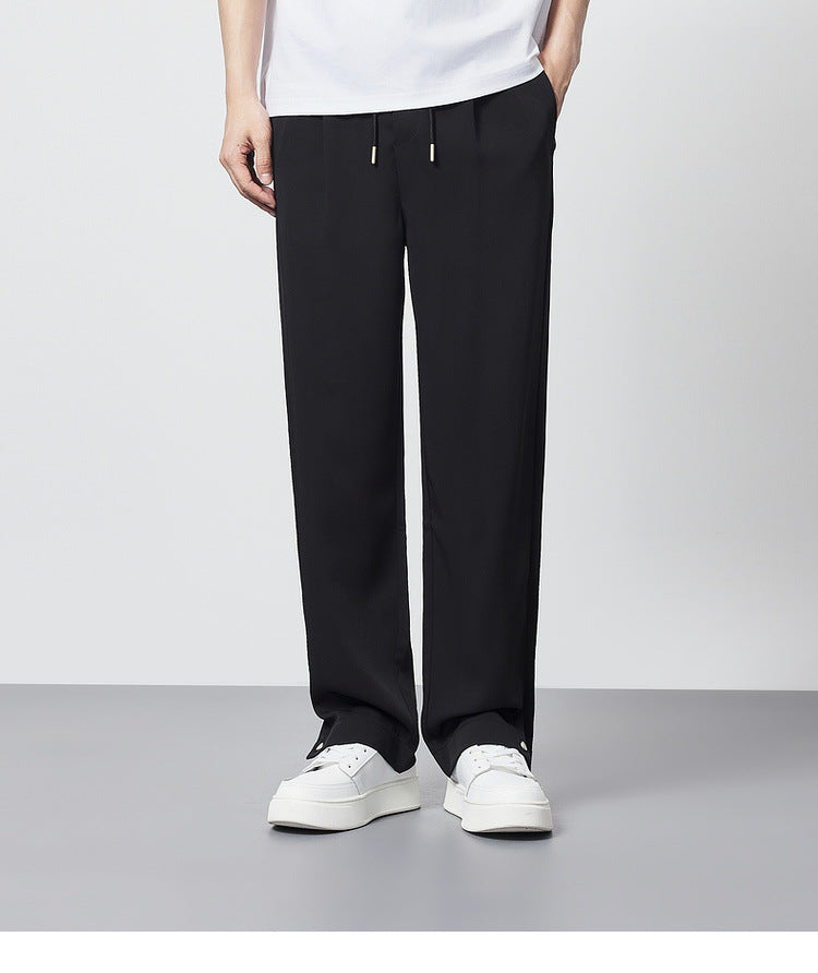 Image of Luther | Men's Pleated Drawstring Trousers