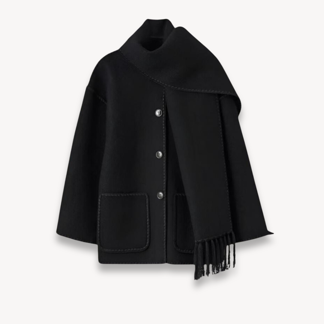 Women's Cape Jacket Button Front - Vonnera