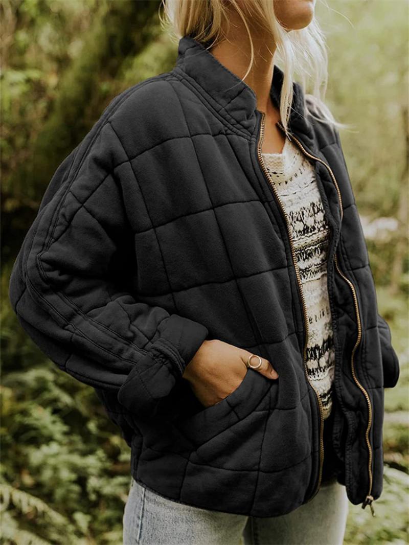 Image of Lynne | Women's Quilted Zip Up Jacket