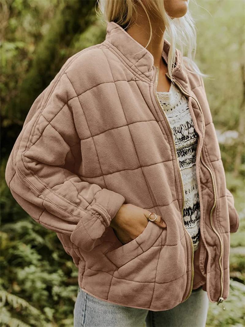 Image of Lynne | Women's Quilted Zip Up Jacket