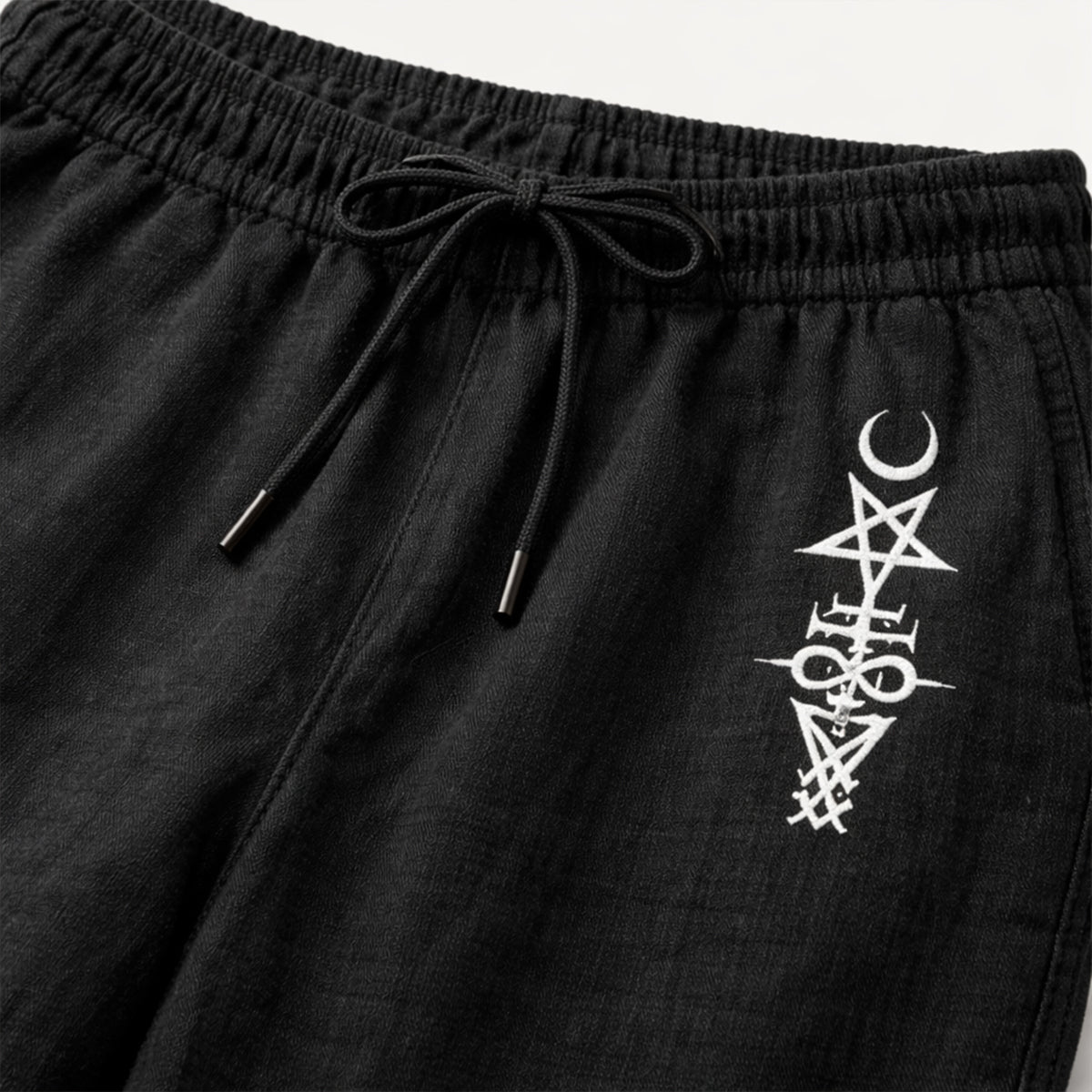 Men's Linen Wide Leg Drawstring Pants