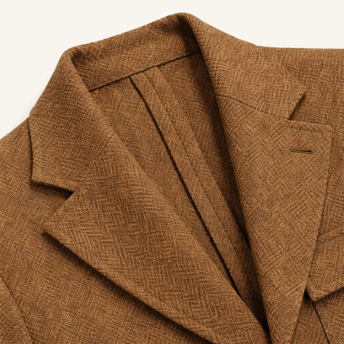 Men's Tweed Suit Herringbone Blazer Waistcoat Trousers