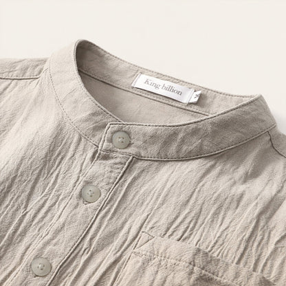 Men's Soft Cotton Henley Shirt