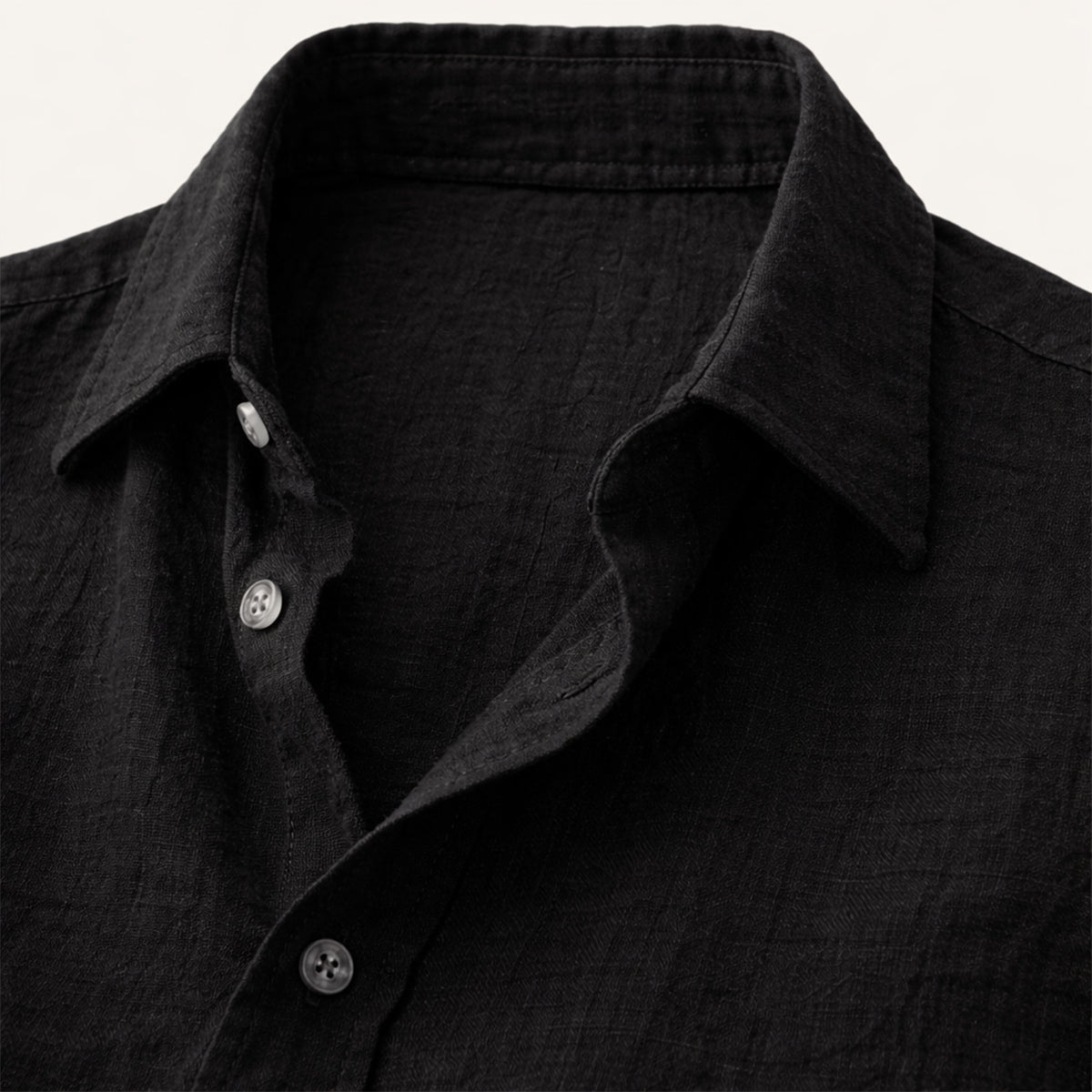 Men's Cotton Linen Beach Shirt Soft
