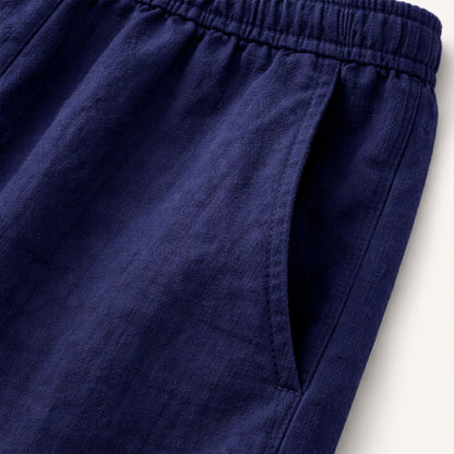 Mens Lightweight Cotton Linen Pants Breathable Drawstring