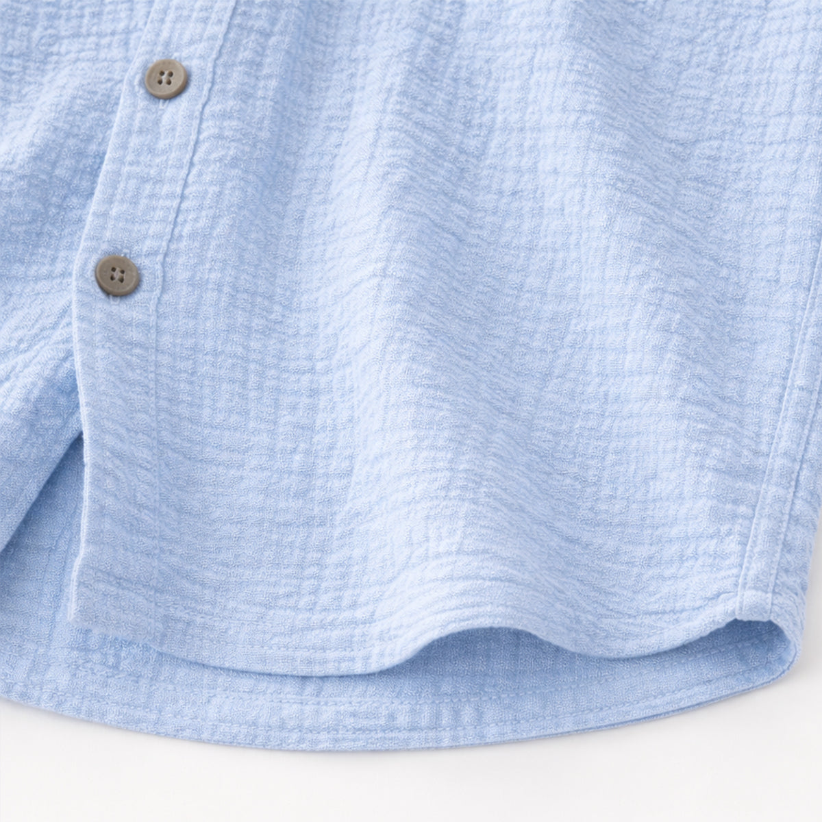 Men's Linen Blend Shirt Relaxed Fit Textured Beige