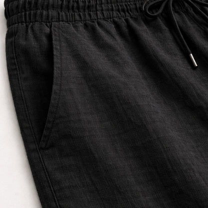 Men's Linen Wide Leg Drawstring Pants