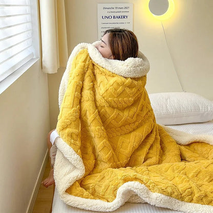 Plush Winter Throw Blanket Thick