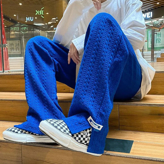 Soryu Men's Braided Knit Sweatpants - Vonnera