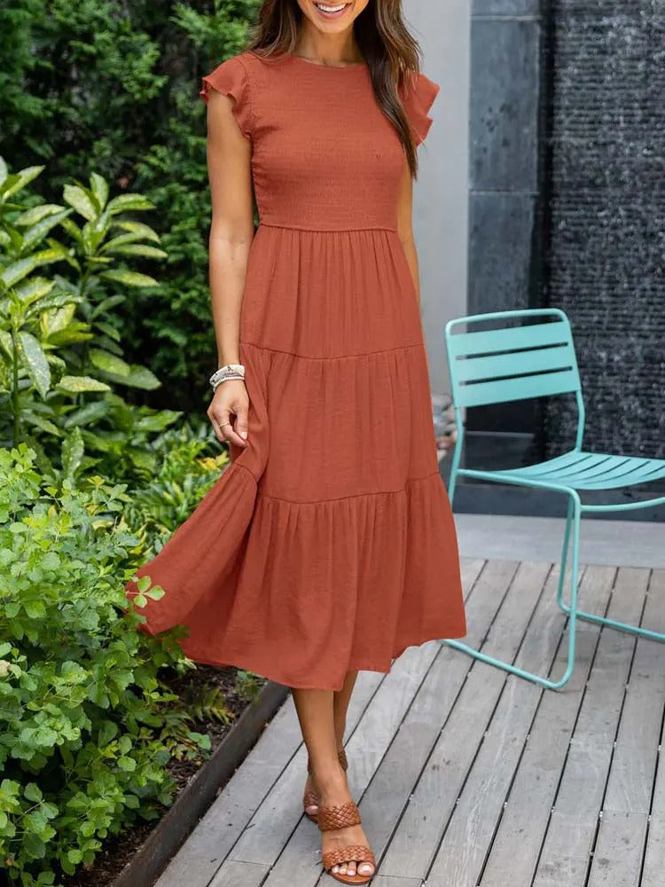 Lisette | Women's Tummy Control Draped Elegant Dress