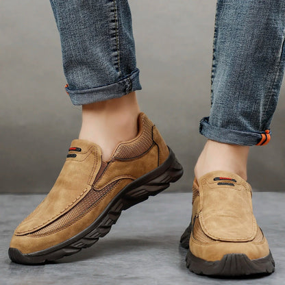 Men's Comfort Loafers Leather Brown