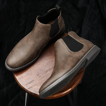 Aldridge Men's Chelsea Boots Leather - Vonnera
