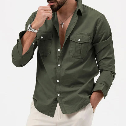 Men's Slim Fit Utility Shirt