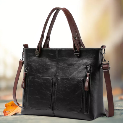 Women's Leather Shoulder Bag Classic Design