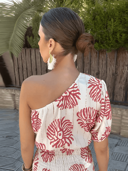 Image of Marcia | Women's One Shoulder Mini Dress