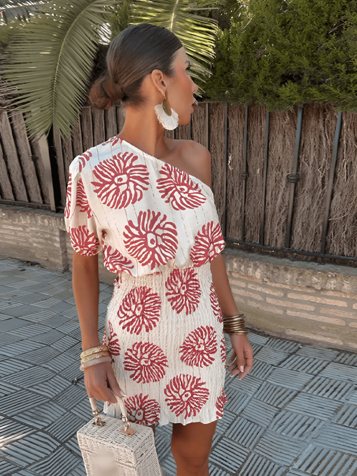 Women's One Shoulder Mini Dress - Vonnera