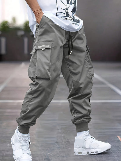 Image of Marco | Men's Drawstring Cargo Trousers