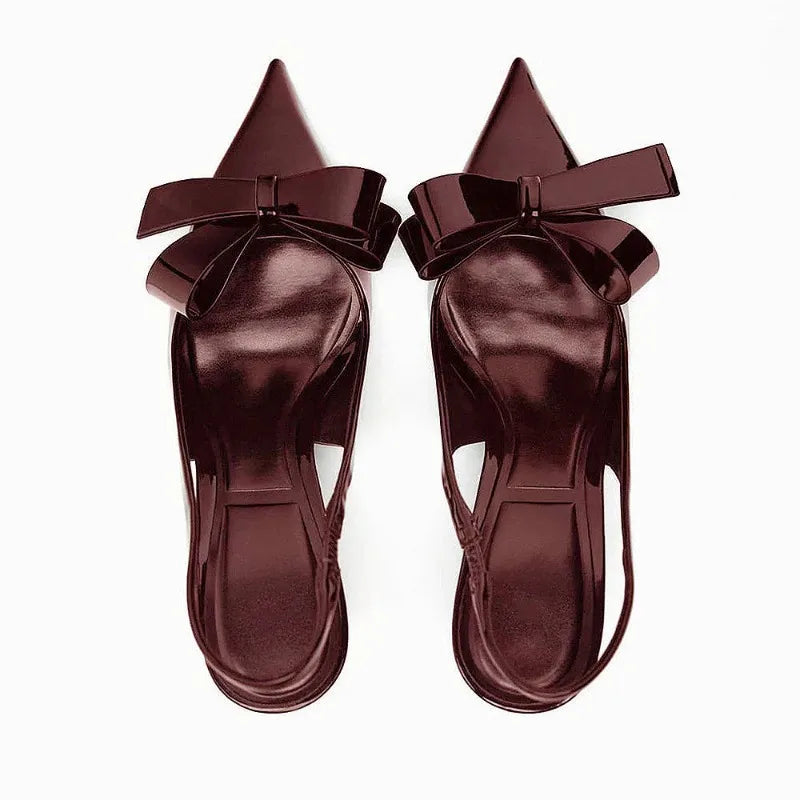 Image of Margaret | Women's Slingback Pointed Toe Heels