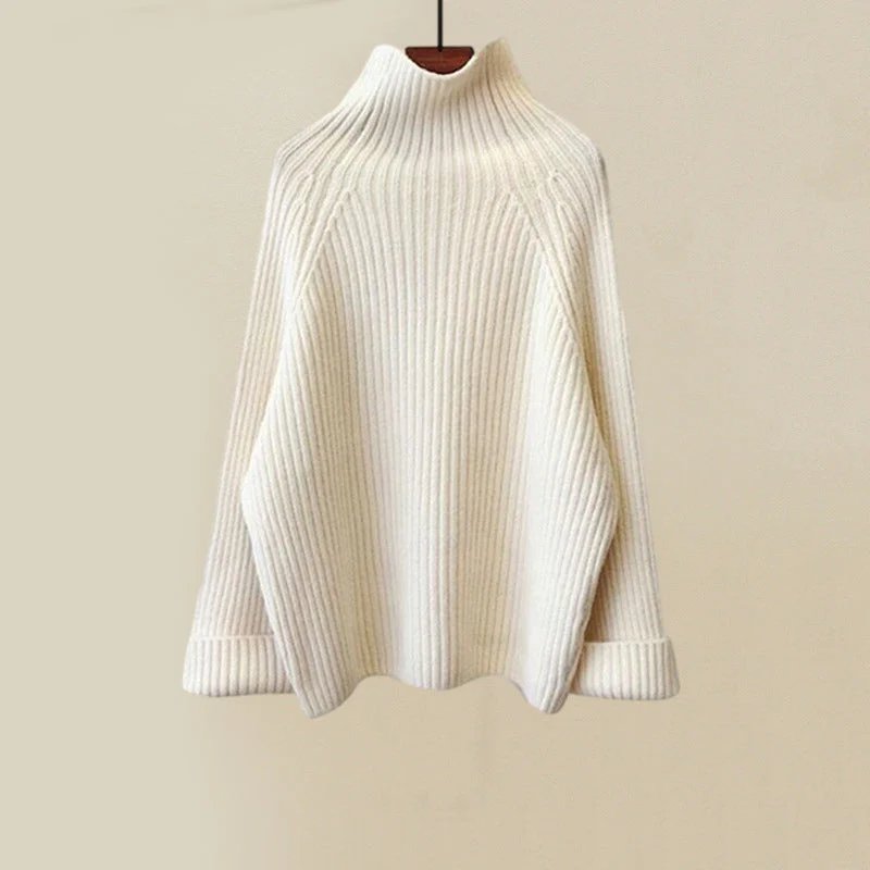 Women's Sweater Vest Set High-Neck 3-Piece