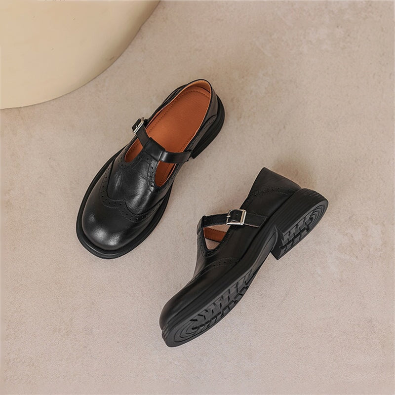 Vegan Leather Mary Jane Sandal