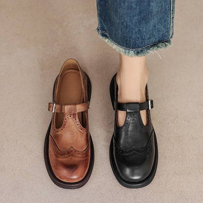 Vegan Leather Mary Jane Sandal