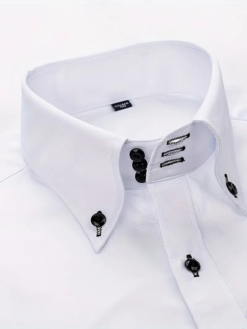 Image of Mason | Men's Slim-Fit Button-Down Shirt