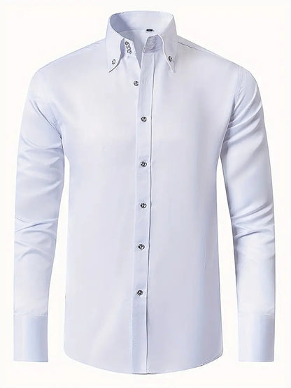 Image of Mason | Men's Slim-Fit Button-Down Shirt
