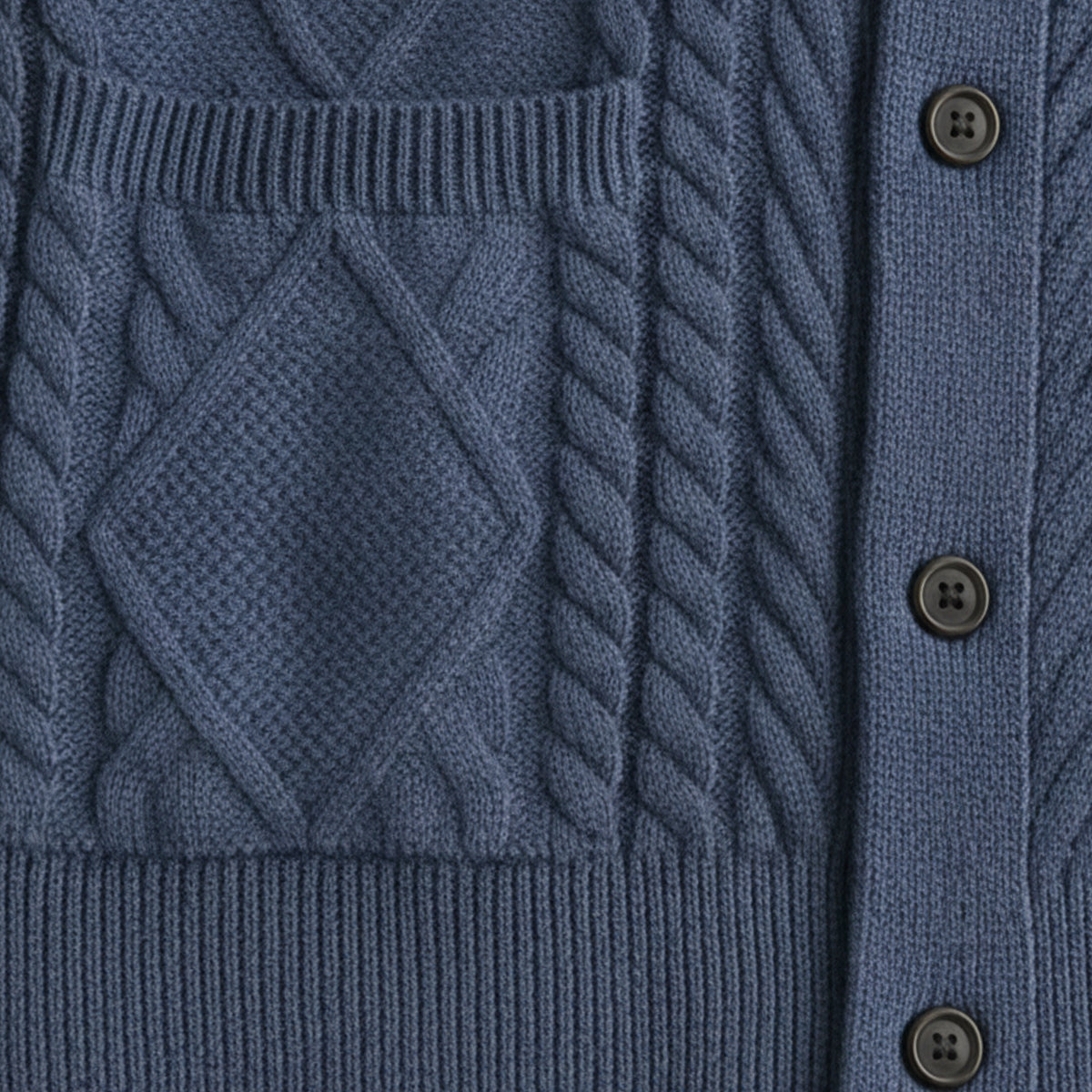 Men's Cashmere Cardigan Button Front