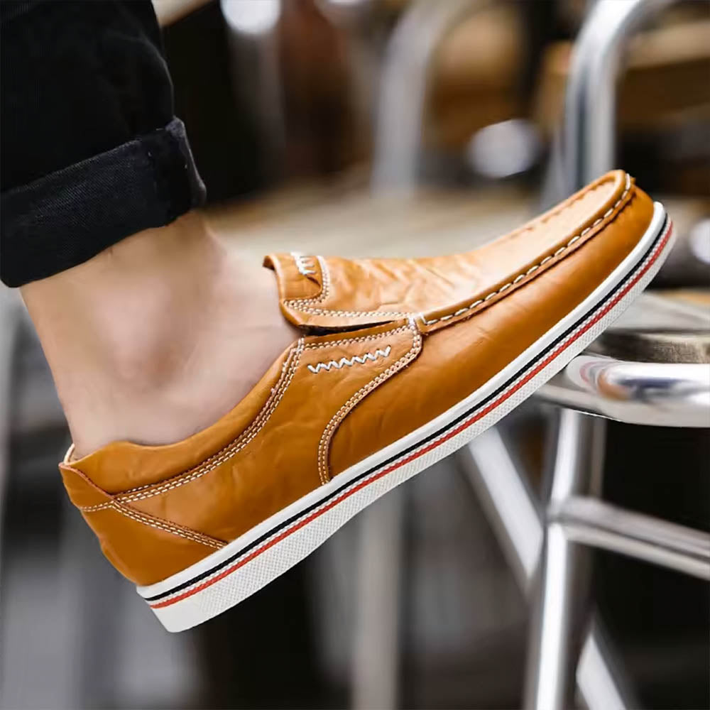 Men's Slip-On Loafers Casual Leather - Vonnera