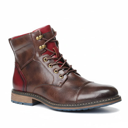 Women's Orthopedic Lace Up Boots Cap Toe