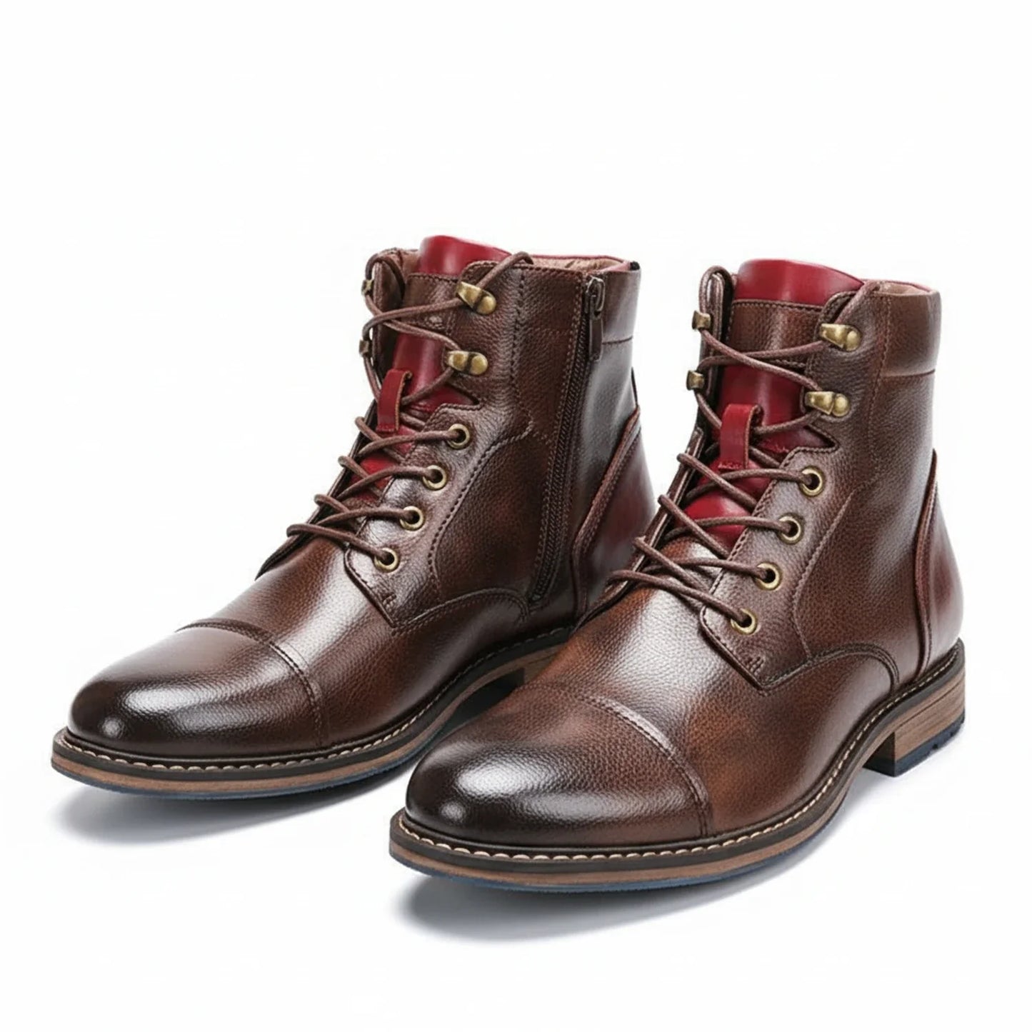 Women's Orthopedic Lace Up Boots Cap Toe - Vonnera