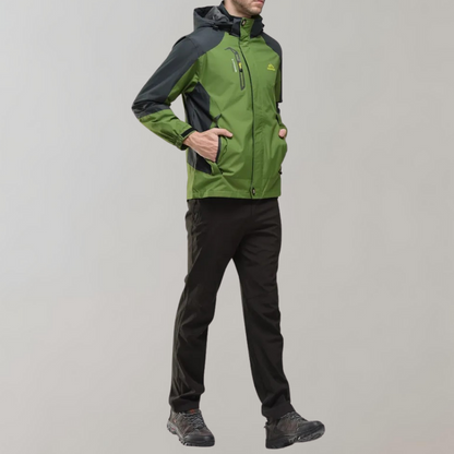 Men's Waterproof Windbreaker Jacket Lightweight Breathable