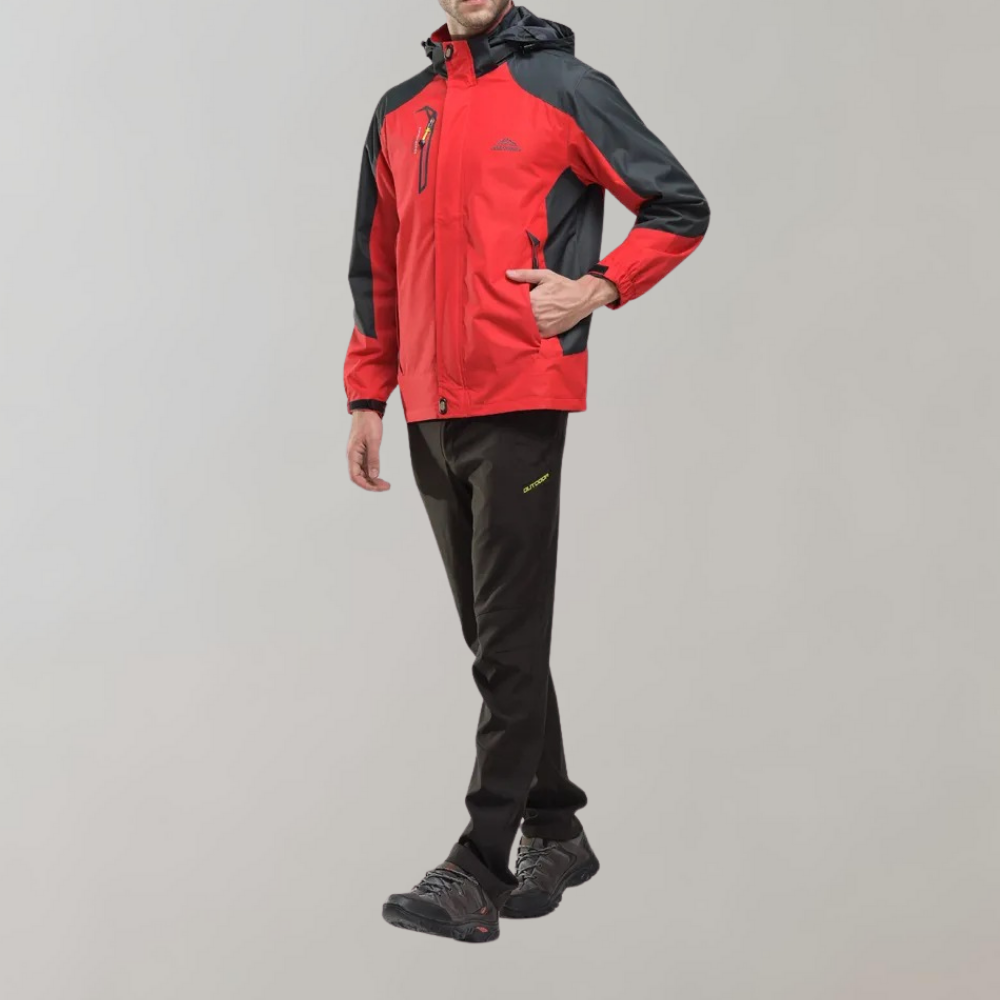 Men's Waterproof Windbreaker Jacket Lightweight Breathable