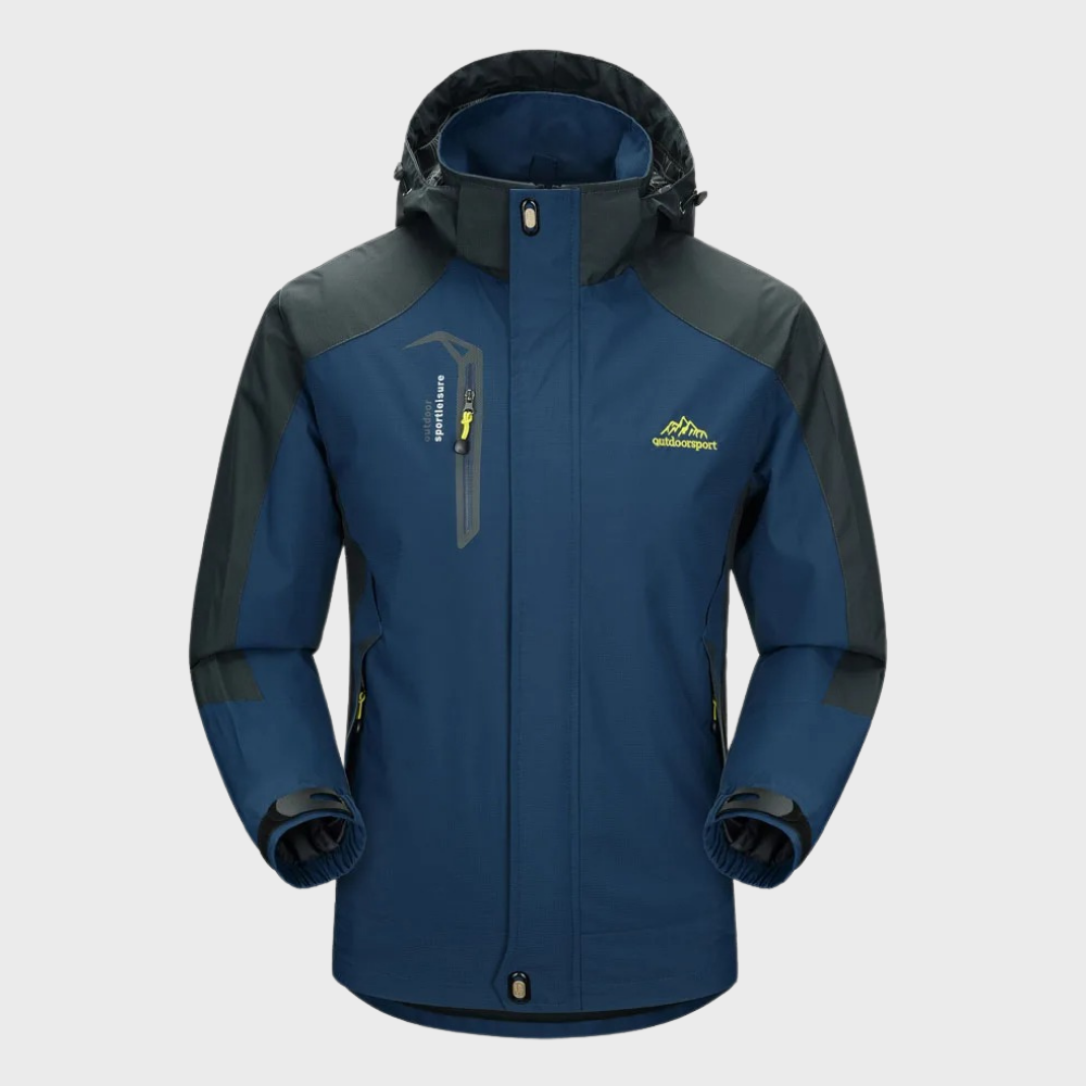 Men's Waterproof Windbreaker Jacket Lightweight Breathable