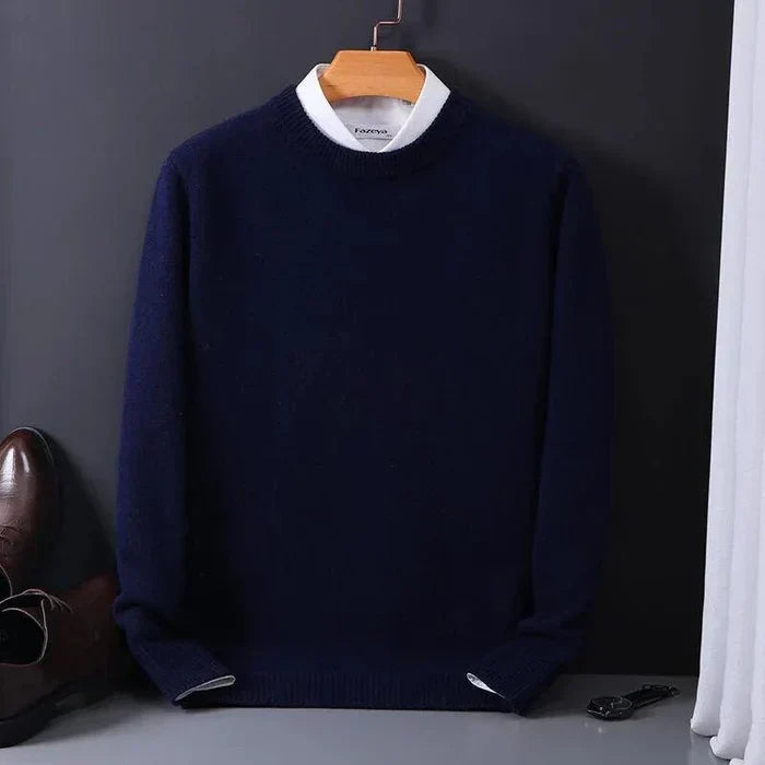 Men's Relaxed Fit Crewneck Sweater - Vonnera