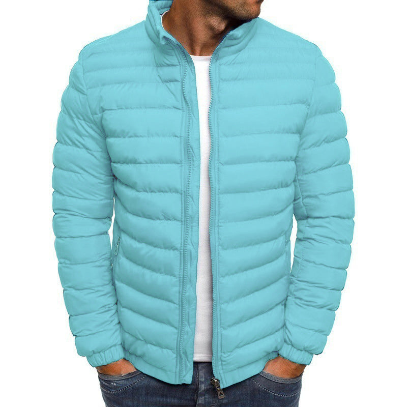 Men's Down Puffer Jacket Warm Waterproof Black - Vonnera