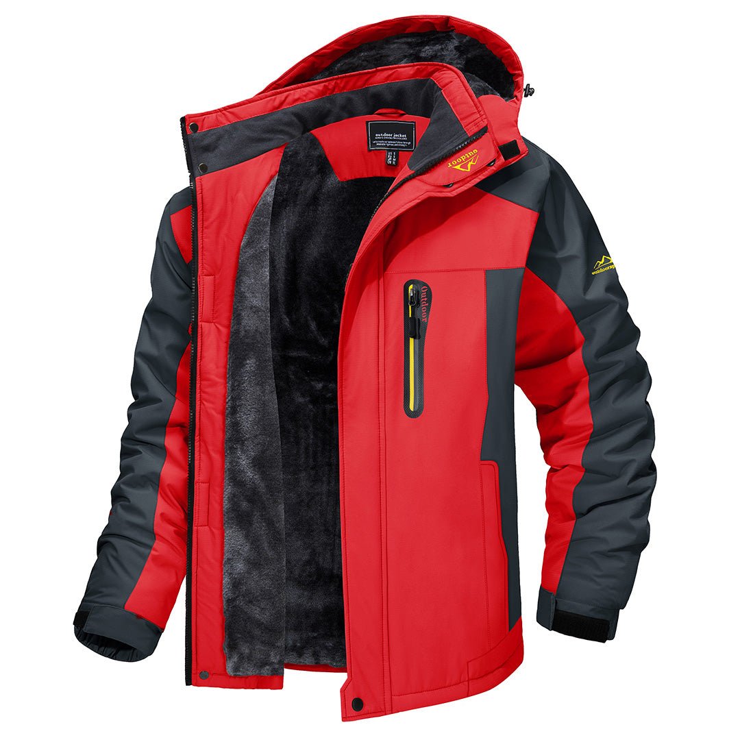 Men's Hooded Jacket Multiple Pockets