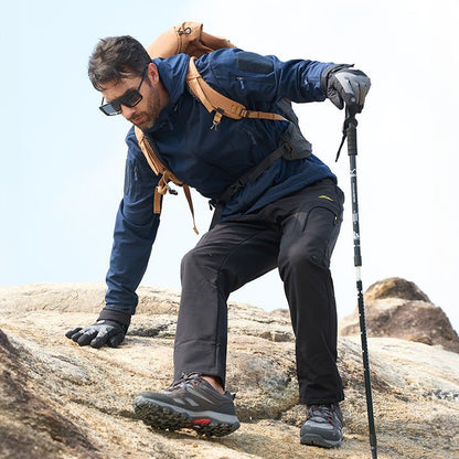 Men's Waterproof Softshell Jacket Lightweight Breathable