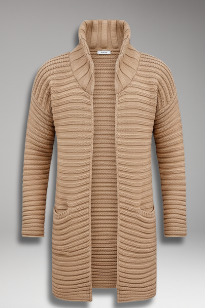 Men's Knit Cardigan Sweater with Pockets - Vonnera