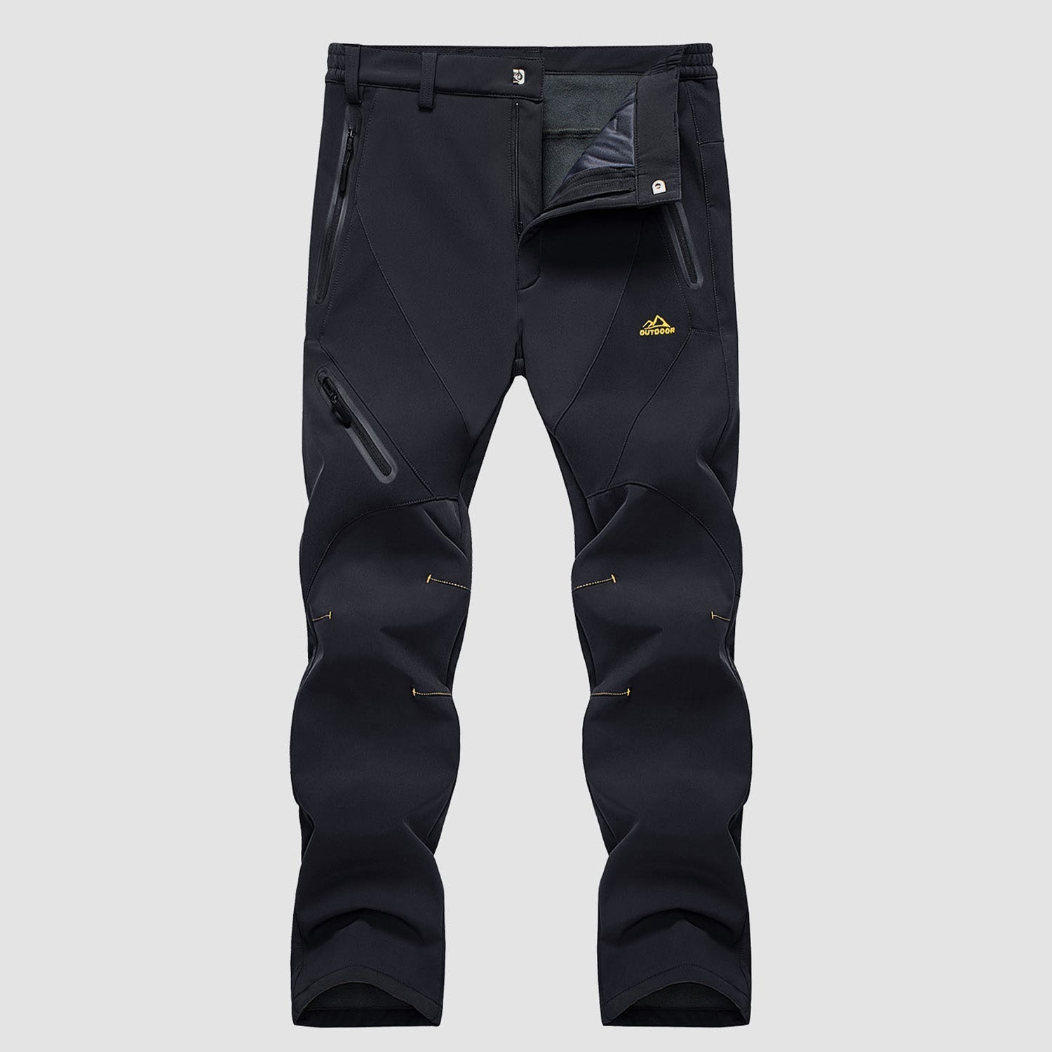 Men's Insulated Snow Pants Waterproof Fleece-Lined - Vonnera