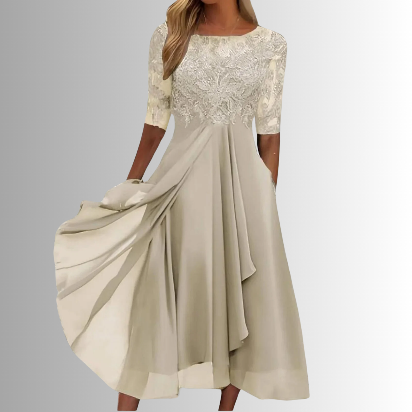Meredith Women's A-Line Midi Dress